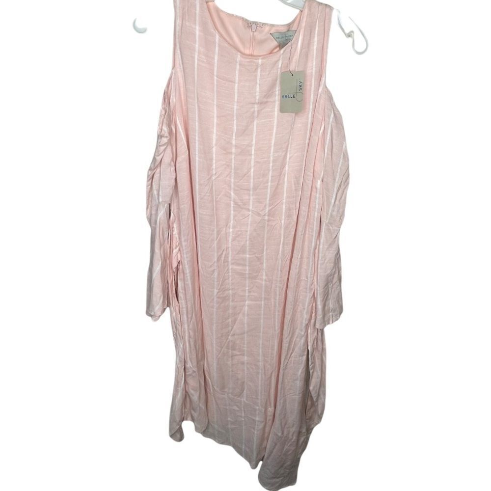 Belle Sky Cold Shoulder Dress nwt